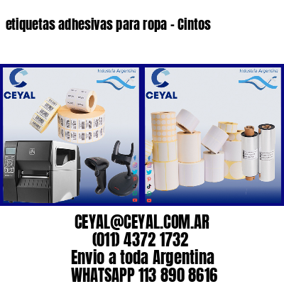 etiquetas adhesivas para ropa – Cintos