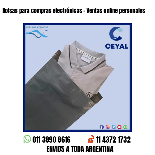 Bolsas para compras electrónicas – Ventas online personales