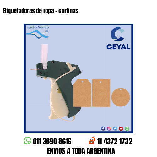 Etiquetadoras de ropa – cortinas