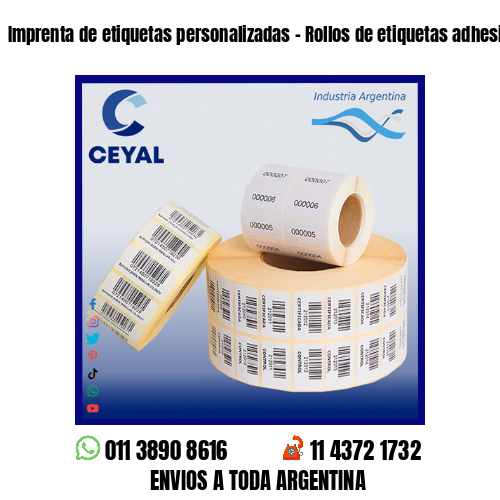 Imprenta de etiquetas personalizadas – Rollos de etiquetas adhesivas en blanco