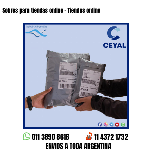 Sobres para tiendas online – Tiendas online