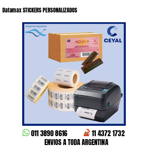 Datamax STICKERS PERSONALIZADOS