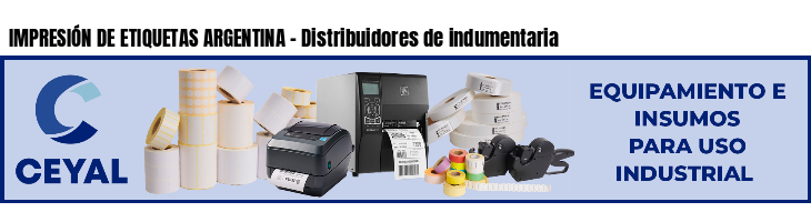 IMPRESIÓN DE ETIQUETAS ARGENTINA - Distribuidores de indumentaria