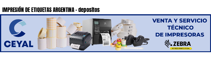 IMPRESIÓN DE ETIQUETAS ARGENTINA - depositos