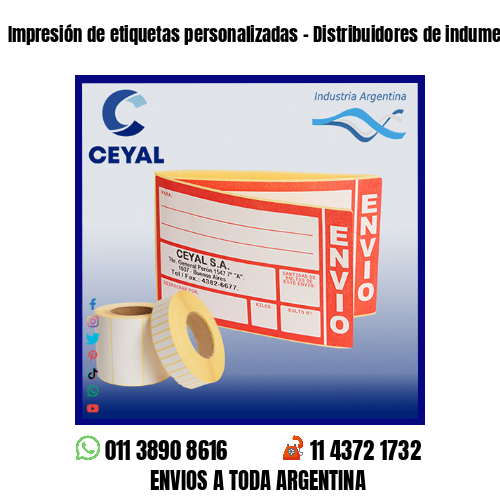 Impresión de etiquetas personalizadas – Distribuidores de indumentaria