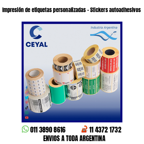 Impresión de etiquetas personalizadas – Stickers autoadhesivos