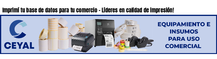 Imprimí tu base de datos para tu comercio - Líderes en calidad de impresión!