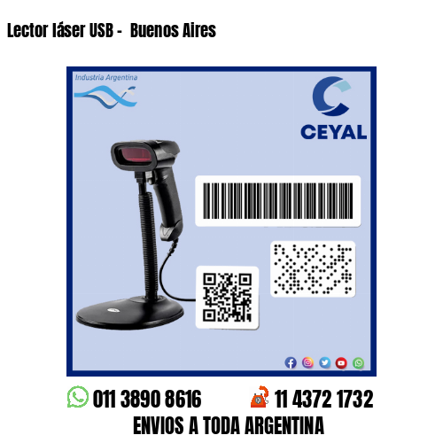 Lector láser USB –  Buenos Aires