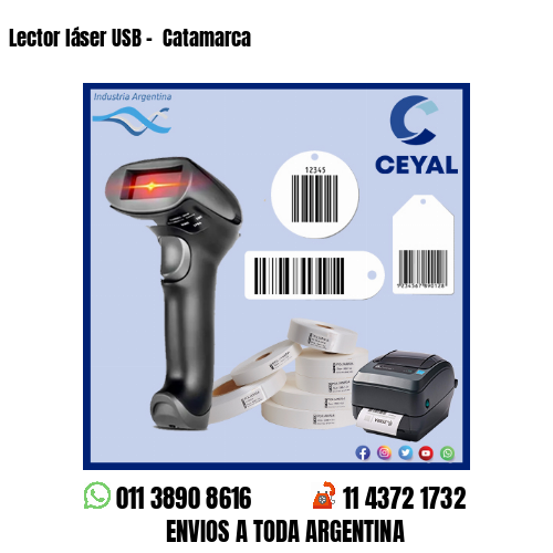 Lector láser USB –  Catamarca