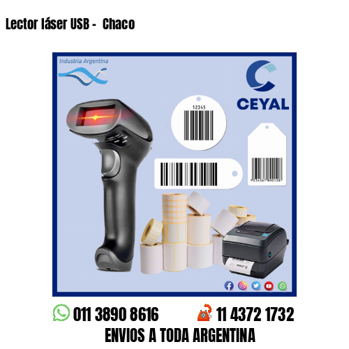 Lector láser USB –  Chaco