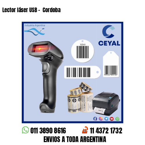 Lector láser USB –  Cordoba