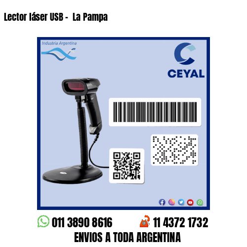 Lector láser USB –  La Pampa