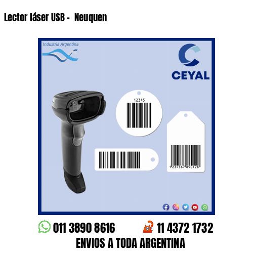 Lector láser USB –  Neuquen