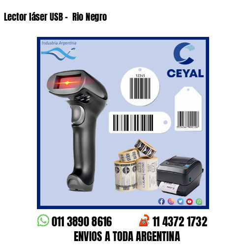 Lector láser USB –  Rio Negro