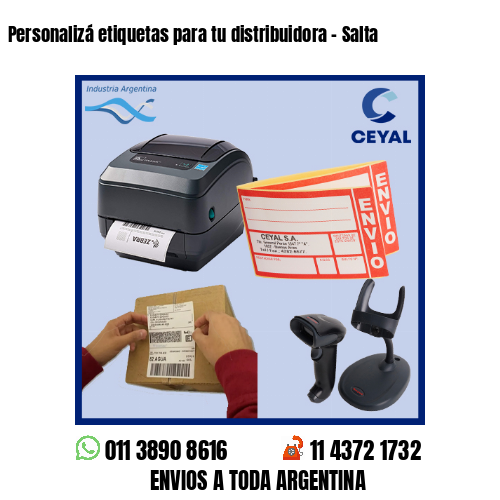 Personalizá etiquetas para tu distribuidora – Salta