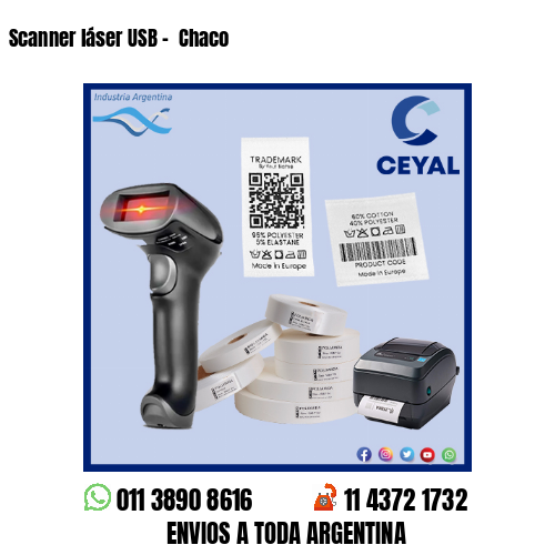 Scanner láser USB –  Chaco