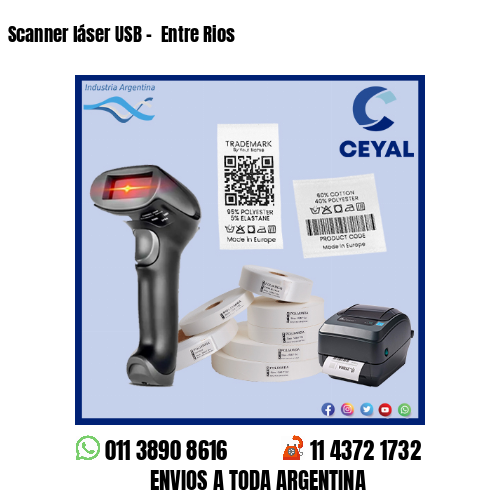 Scanner láser USB –  Entre Rios