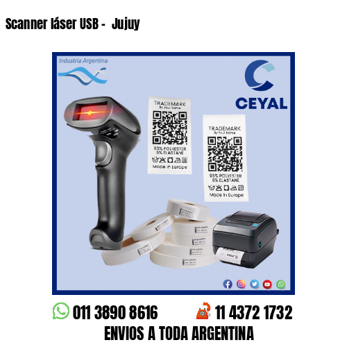 Scanner láser USB –  Jujuy