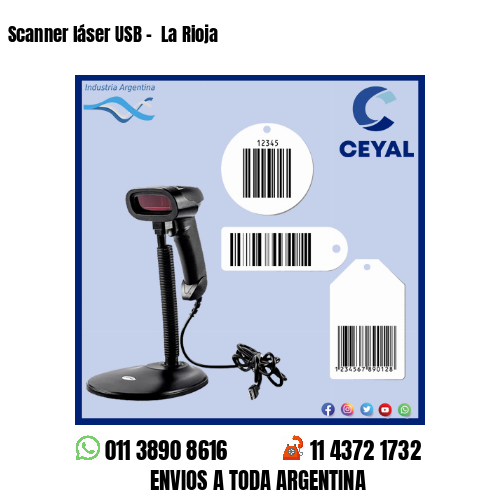 Scanner láser USB –  La Rioja