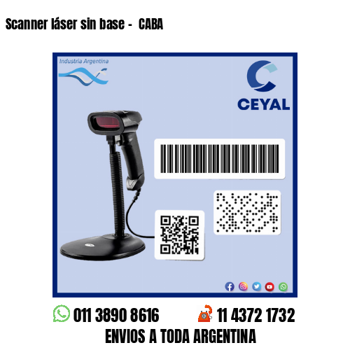 Scanner láser sin base –  CABA