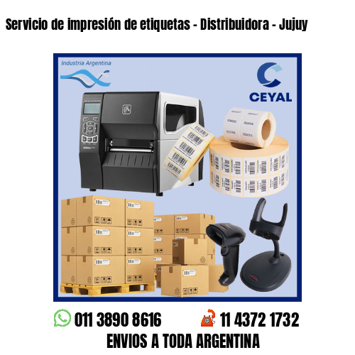 Servicio de impresión de etiquetas – Distribuidora – Jujuy