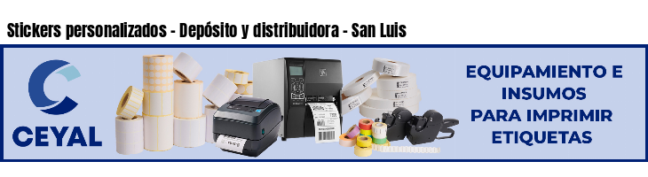 Stickers personalizados - Depósito y distribuidora - San Luis