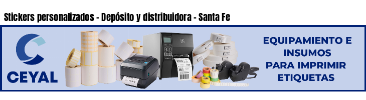 Stickers personalizados - Depósito y distribuidora - Santa Fe