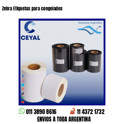 Zebra Etiquetas para congelados