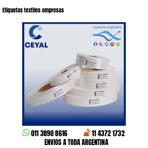 Etiquetas textiles empresas