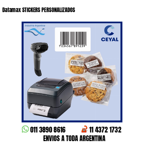 Datamax STICKERS PERSONALIZADOS