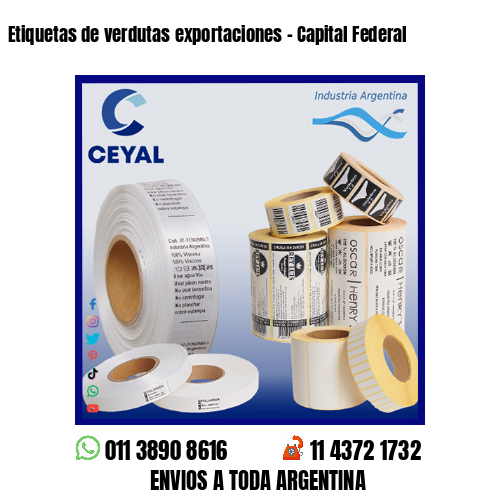 Etiquetas de verdutas exportaciones – Capital Federal