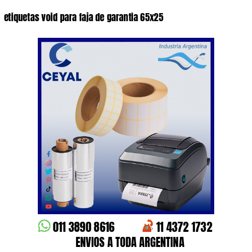 etiquetas void para faja de garantia 65×25