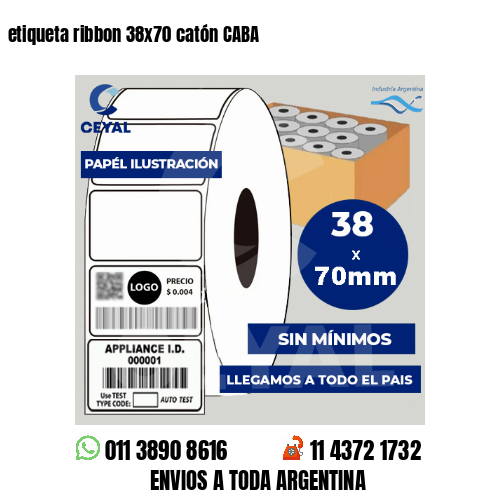 etiqueta ribbon 38×70 catón CABA