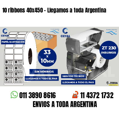 10 ribbons 40x450 - Llegamos a toda Argentina