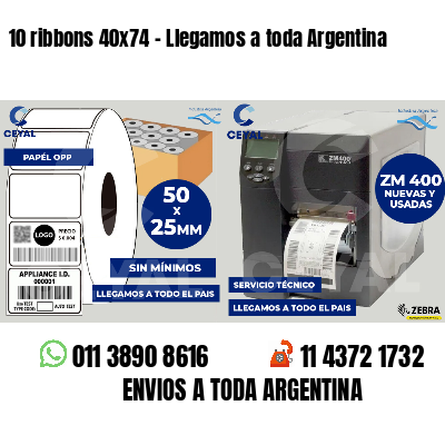 10 ribbons 40x74 - Llegamos a toda Argentina