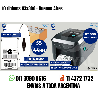 10 ribbons 83x300 - Buenos Aires