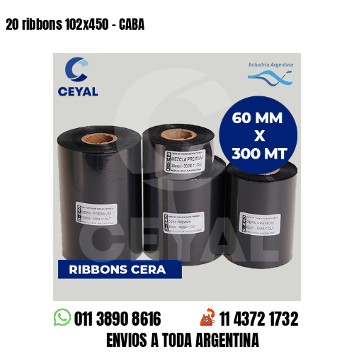 20 ribbons 102×450 – CABA