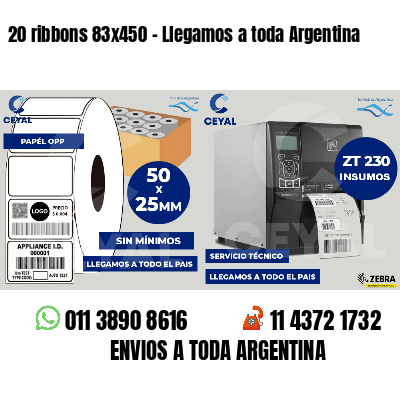 20 ribbons 83x450 - Llegamos a toda Argentina