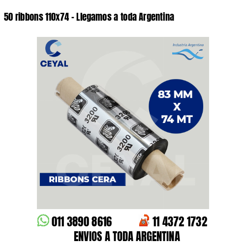 50 ribbons 110×74 – Llegamos a toda Argentina