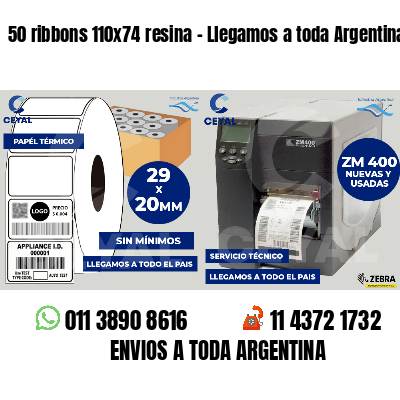 50 ribbons 110x74 resina - Llegamos a toda Argentina