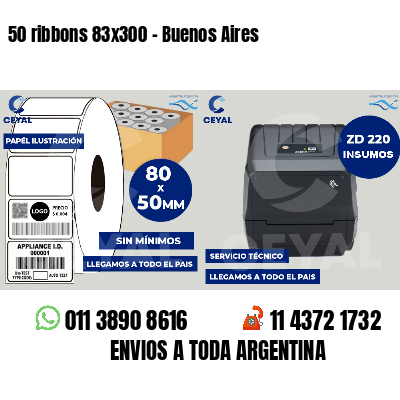 50 ribbons 83x300 - Buenos Aires