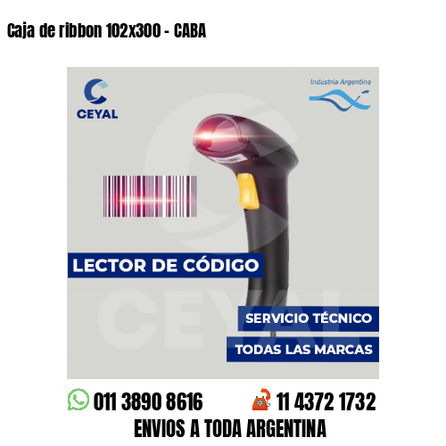 Caja de ribbon 102x300 - CABA