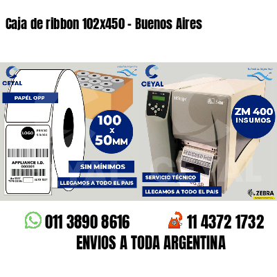 Caja de ribbon 102x450 - Buenos Aires