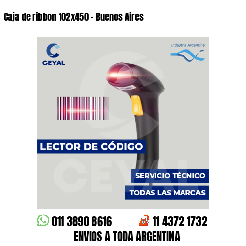 Caja de ribbon 102x450 - Buenos Aires