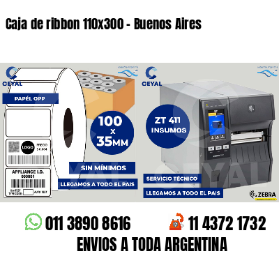 Caja de ribbon 110x300 - Buenos Aires