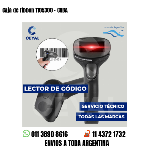 Caja de ribbon 110x300 - CABA