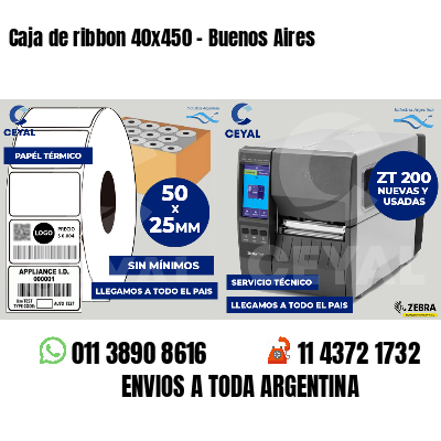 Caja de ribbon 40x450 - Buenos Aires