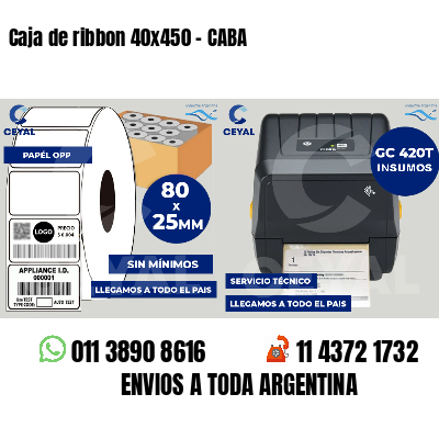 Caja de ribbon 40x450 - CABA