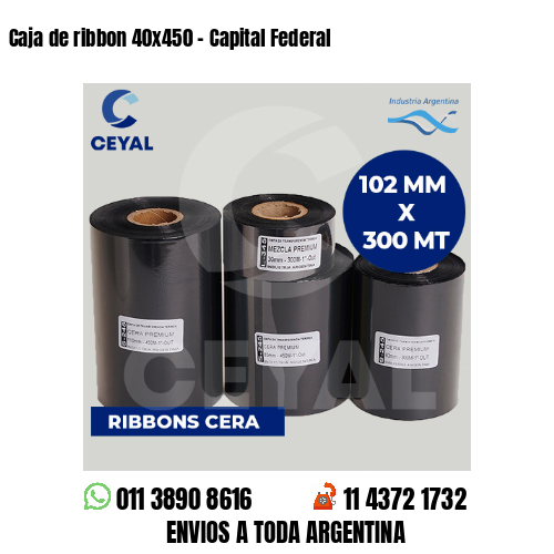 Caja de ribbon 40×450 – Capital Federal