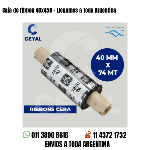 Caja de ribbon 40×450 – Llegamos a toda Argentina